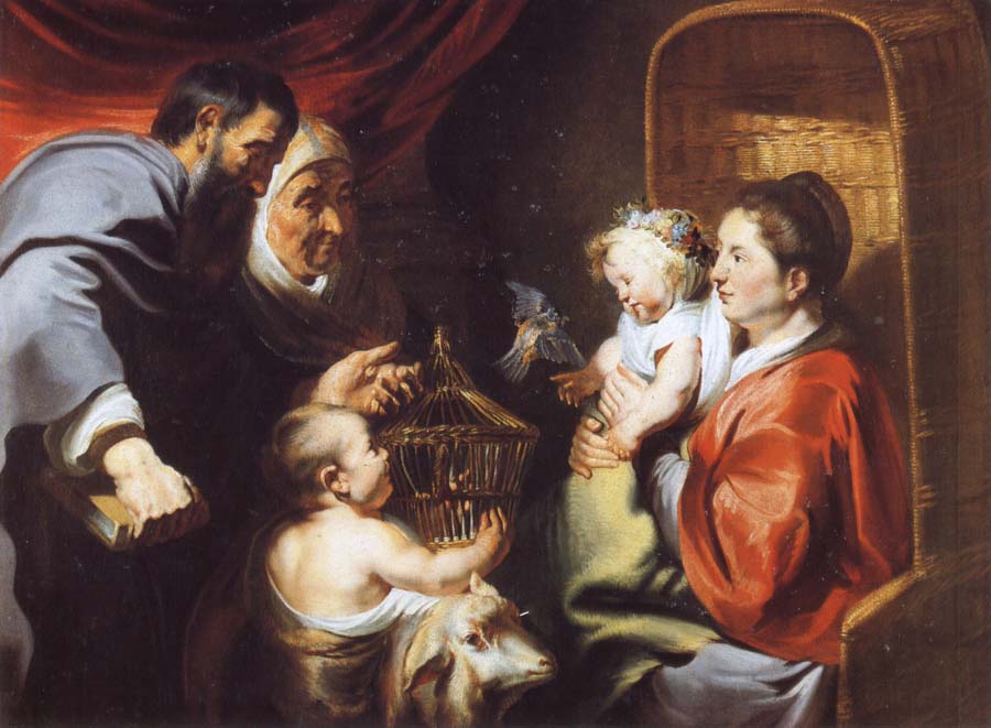 The Virgin and Child with Saints Zacharias,Elizabeth and John the Baptist